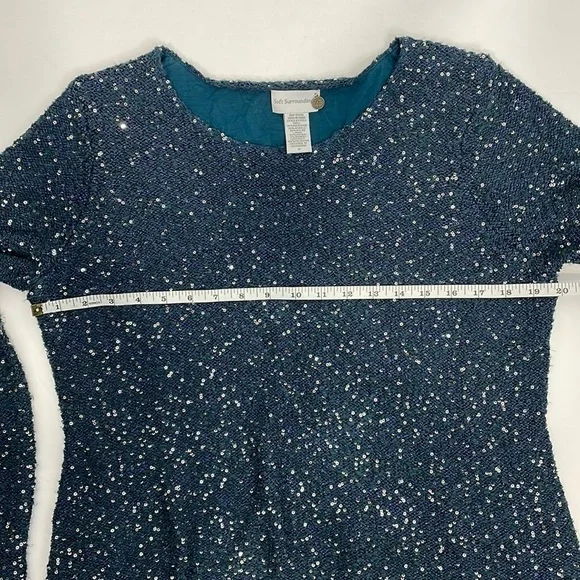 Soft Surroundings Knit Sequin Sweater - Picture 8 of 11